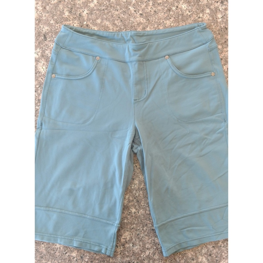 Athleta Small Turquoise Bermuda Shorts